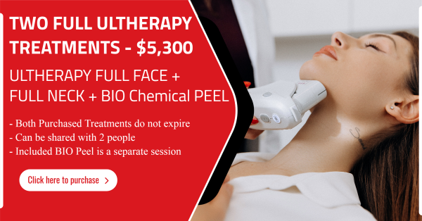 TWO FULL ULTHERAPY TREATMENTS